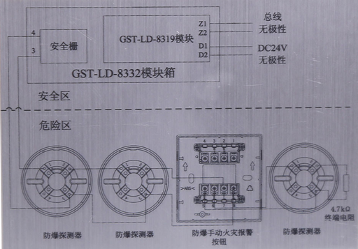 GST-LD-8332模塊箱接線(xiàn)圖