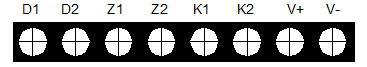 海灣GST-BT（Y,R）002M點型可燃?xì)怏w探測器接線端子圖